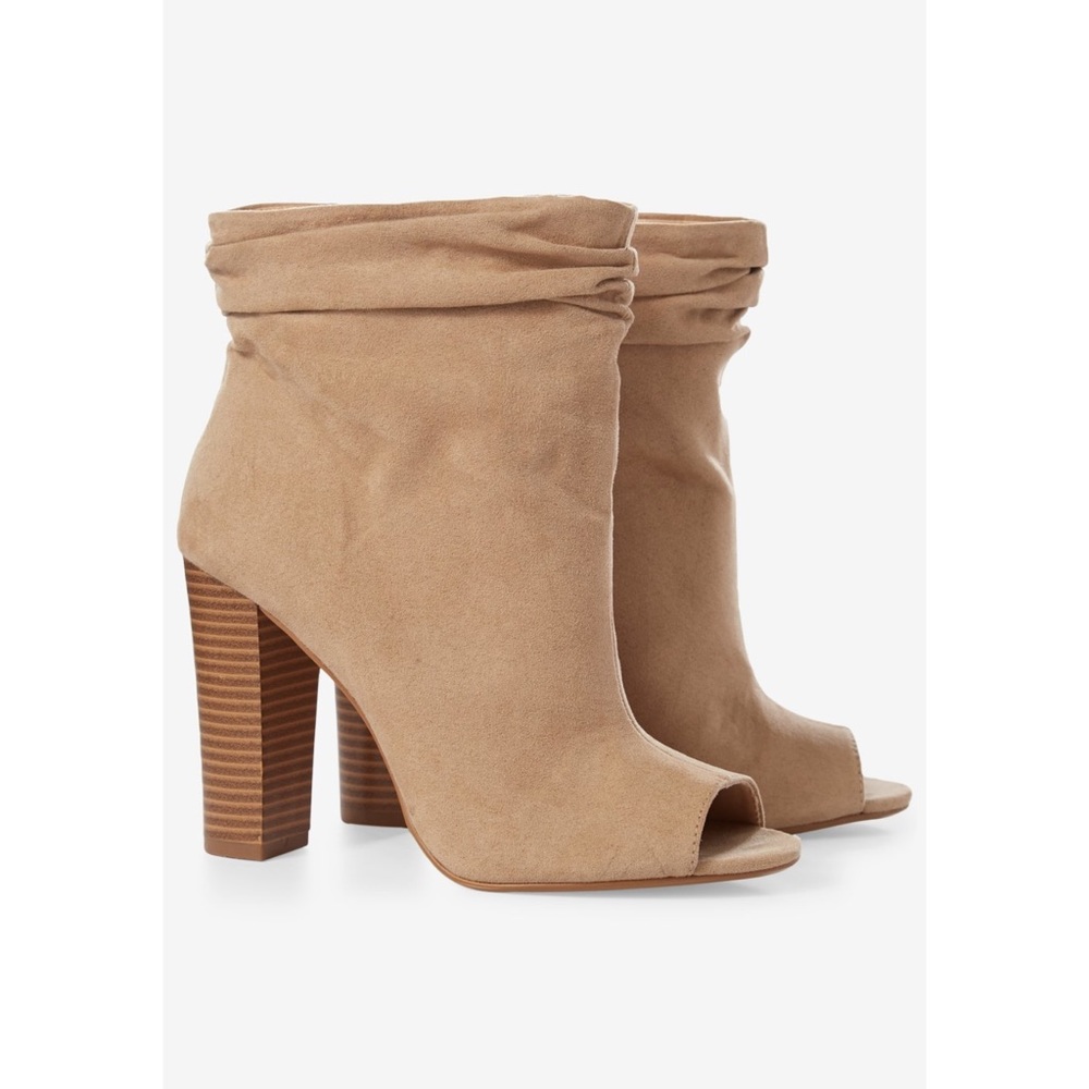 Express Slouchy Peep Toe Bootie